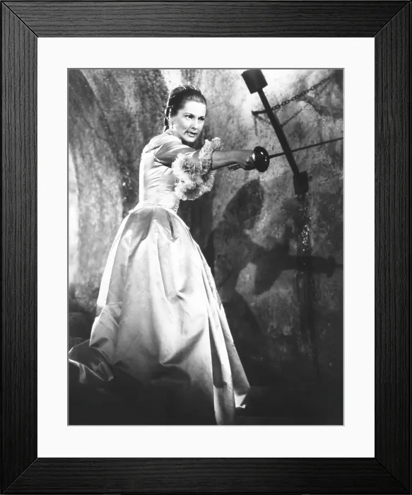 Framed Print : CASANOVA'S BIG NIGHT, Joan Fontaine, 1954