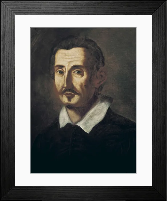 Framed Print : FRESCOBALDI, Girolamo (1583-1643). Oil on canvas. ITALY. Bologna. Musical Bibliographical Museum. AISA / Everett Collection**US SALES ONLY**
