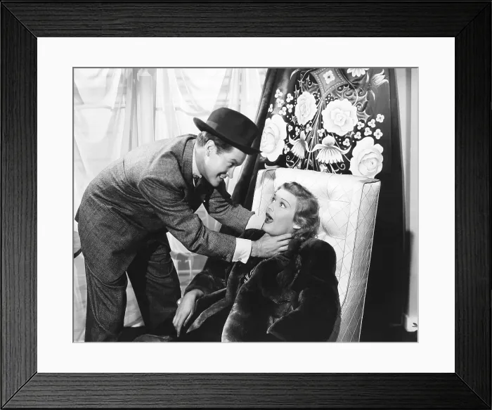 Framed Print : MY FAVORITE BLONDE, from left: Bob Hope, Madeleine Carroll, 1942