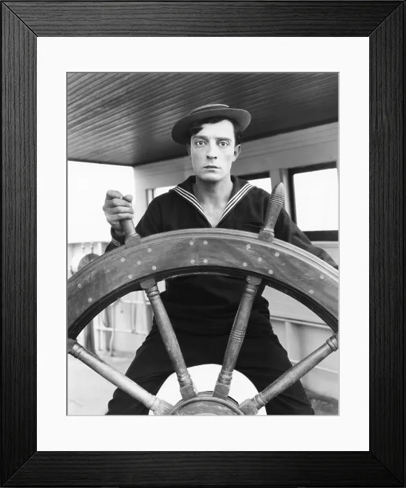 Framed Print : THE NAVIGATOR, Buster Keaton, 1924 Framed Print : THE NAVIGATOR, Buster Keaton, 1924