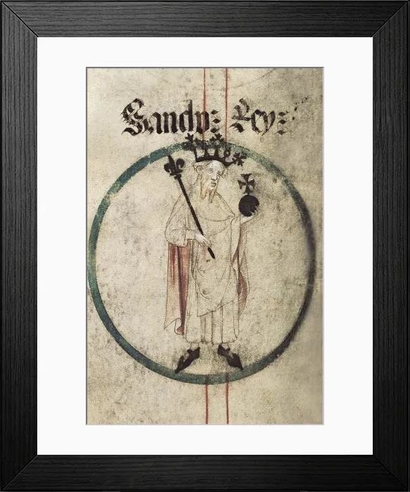 Framed Print : Sancho Ramirez (1043-1094). King of Aragon (1063-1094) and King of Navarre (1076-1094) as Sancho V. Detail of Ramiro I Ramrez King of Aragon and Navarre with the name of Sancho V
