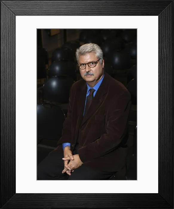Framed Print : BANYERESEnric (1944). Journalist. 2004. Oscar Elias / AISA / Everett Collection (184329)**US SALES ONLY**