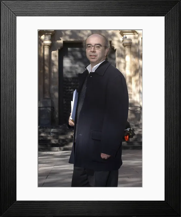Framed Print : DALMAURafael. Writer. 2004. Oscar Elias / AISA / Everett Collection (184332)**US SALES ONLY**