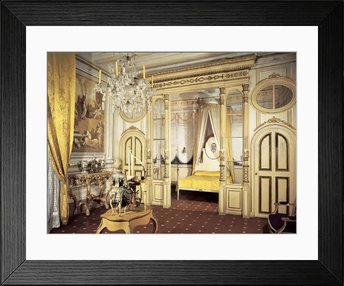 Framed Print : Lounge and bedroom. Style Louis XVI (18th c.). Rococo. SPAIN. Sitges. Romantic Museum. AISA / Everett Collection (84931)**US SALES ONLY** Framed Print : Lounge and bedroom. Style Louis XVI (18th c.). Rococo. SPAIN. Sitges. Romantic Museum. AISA / Everett Collection (84931)**US SALES ONLY**