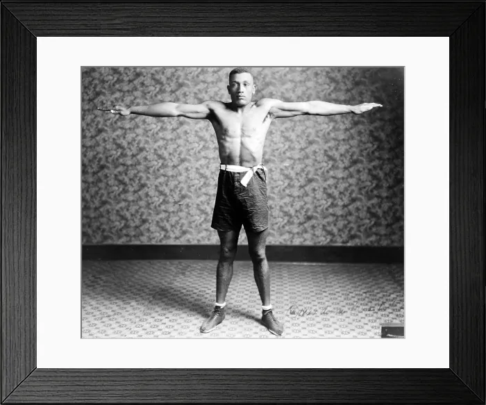 Framed Print : Boxing. Boxer Tut Jackson, ca. 1922 Framed Print : Boxing. Boxer Tut Jackson, ca. 1922