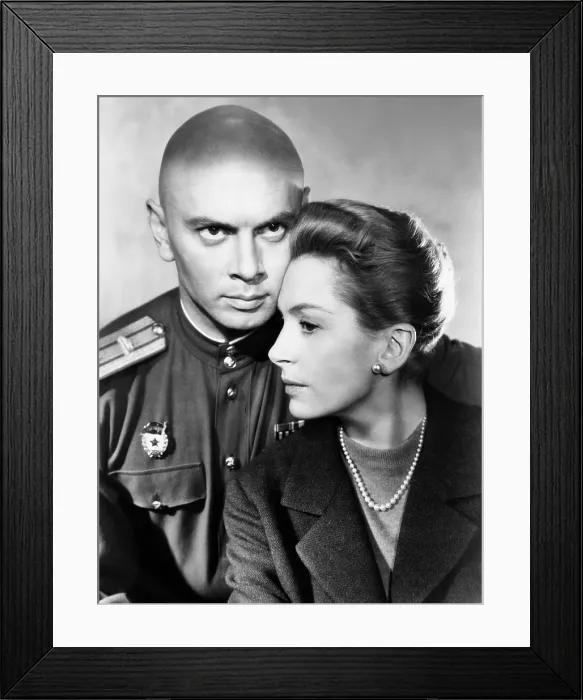 Framed Print : THE JOURNEY, from left, Yul Brynner, Deborah Kerr, 1959