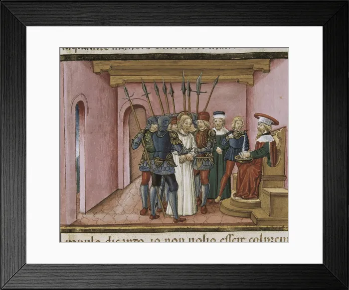 Framed Print : DE PREDIS, Cristoforo (1440-1486). Stories of Saint Joachim, Saint Anne, Virgin Mary, Jesus, the Baptist and the End of the World. 1476 Framed Print : DE PREDIS, Cristoforo (1440-1486). Stories of Saint Joachim, Saint Anne, Virgin Mary, Jesus, the Baptist and the End of the World. 1476