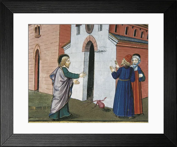 Framed Print : DE PREDIS, Cristoforo (1440-1486). Stories of Saint Joachim, Saint Anne, Virgin Mary, Jesus, the Baptist and the End of the World. 1476 Framed Print : DE PREDIS, Cristoforo (1440-1486). Stories of Saint Joachim, Saint Anne, Virgin Mary, Jesus, the Baptist and the End of the World. 1476
