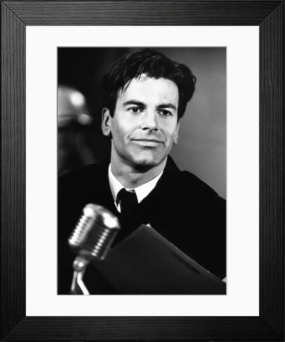 Framed Print : JUDGMENT AT NUREMBERG, Maximilian Schell, 1961 Framed Print : JUDGMENT AT NUREMBERG, Maximilian Schell, 1961