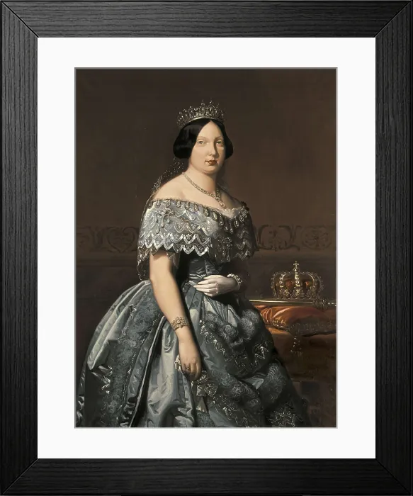 Framed Print : MADRAZO, Federico (1815-1894). Isabella II. Oil on canvas. SPAIN. Madrid. Royal Academy of History. AISA / Everett Collection**US SALES ONLY** Framed Print : MADRAZO, Federico (1815-1894). Isabella II. Oil on canvas. SPAIN. Madrid. Royal Academy of History. AISA / Everett Collection**US SALES ONLY**