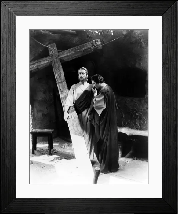 Framed Print : THE KING OF KINGS, H.B. Warner, Joseph Schildkraut, 1927 Framed Print : THE KING OF KINGS, H.B. Warner, Joseph Schildkraut, 1927