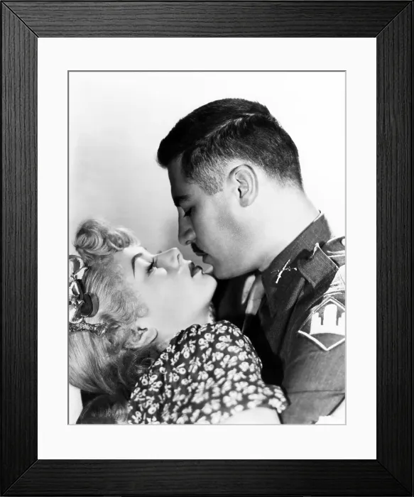Framed Print : A BELL FOR ADANO, from left: Gene Tierney, John Hodiak, 1945, TM & Copyright 20th Century Fox Film Corp. / courtesy Everett Collection