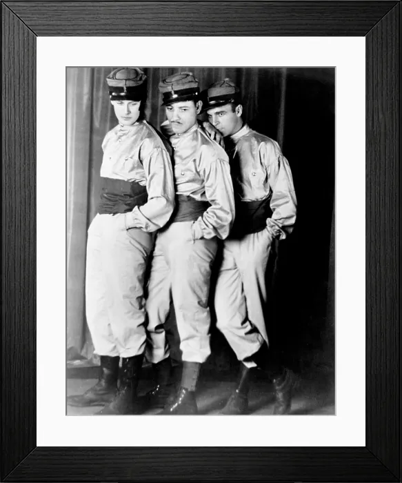Framed Print : BEAU GESTE, from left, Ralph Forbes, Ronald Colman, Neil Hamilton, 1926