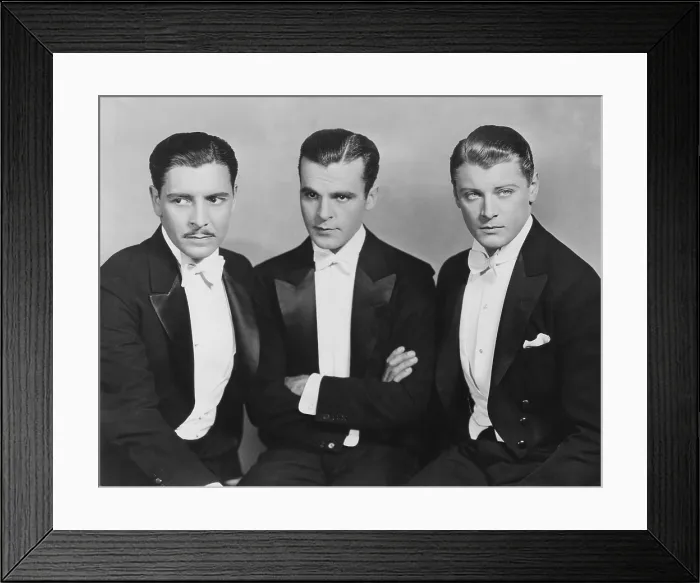 Framed Print : BEAU GESTE, from left: Ronald Colman, Neil Hamilton, Ralph Forbes, 1926