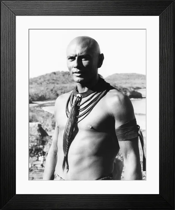 Framed Print : KINGS OF THE SUN, Yul Brynner, 1963