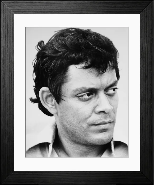 Framed Print : BEEN DOWN SO LONG IT LOOKS LIKE UP TO ME, Raul Julia, 1971