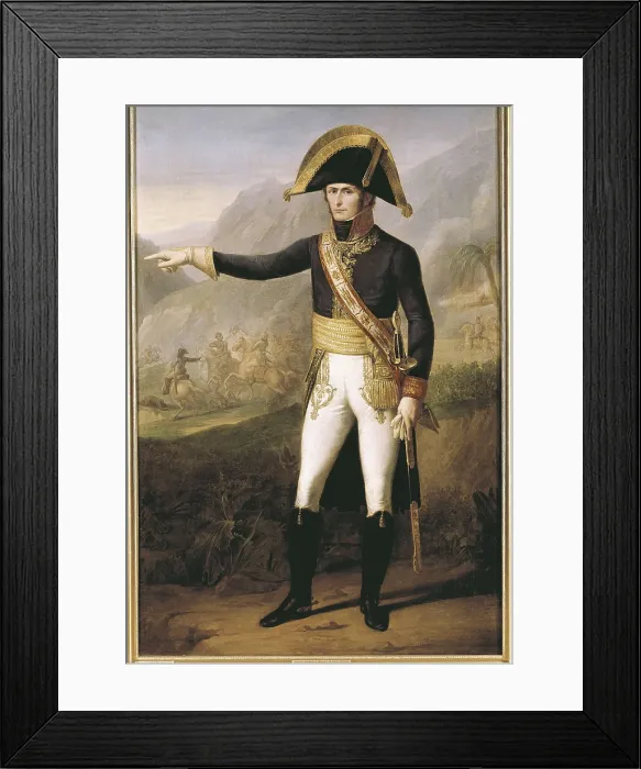 Framed Print : KINSON, Franois-Joseph (1778-1839). Charles-Emmanuel Leclerc, General in Chief of the Army of Santo Domingo. 1804. Oil on canvas. FRANCE. Versailles Framed Print : KINSON, Franois-Joseph (1778-1839). Charles-Emmanuel Leclerc, General in Chief of the Army of Santo Domingo. 1804. Oil on canvas. FRANCE. Versailles