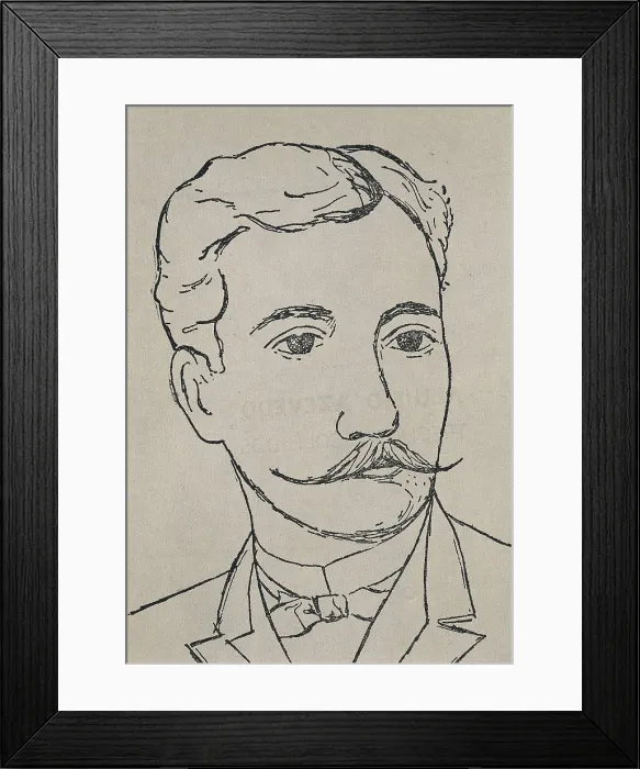 Framed Print : AZEVEDO, Alusio de (1857-1913). Drawing. AISA / Everett Collection**US SALES ONLY** Framed Print : AZEVEDO, Alusio de (1857-1913). Drawing. AISA / Everett Collection**US SALES ONLY**
