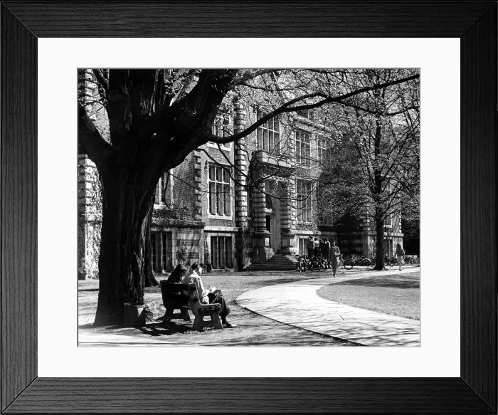 Framed Print : VASSAR COLLEGE-Rockefeller Hall built in 1897, (figt of John d. Rockefeller). 1946. Courtesy: CSU Archives / Everett Collection Framed Print : VASSAR COLLEGE-Rockefeller Hall built in 1897, (figt of John d. Rockefeller). 1946. Courtesy: CSU Archives / Everett Collection