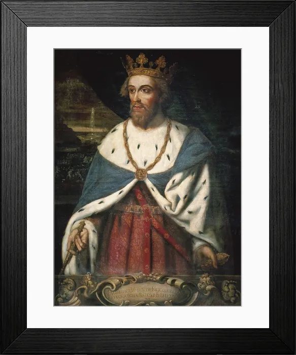 Framed Print : James I The Conqueror (1208-1276). Oil on canvas. SPAIN. Valencia. Generalitat Palace. AISA / Everett Collection**US SALES ONLY**
