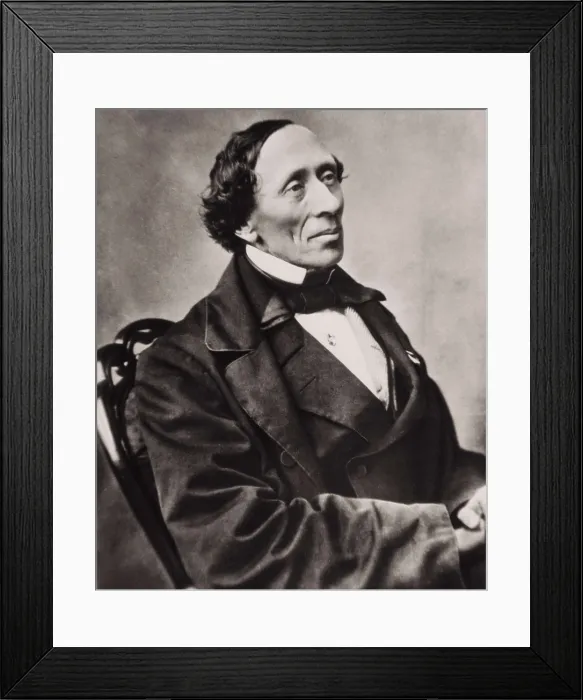 Framed Print : ANDERSEN, Hans Christian (1805-1875). AISA / Everett Collection**US SALES ONLY**