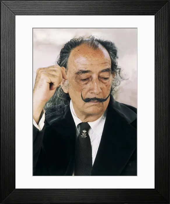 Framed Print : DALI, Salvador (1904-1989). Portrait of Salvador Dali. AISA / Everett Collection**US SALES ONLY**