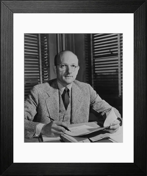 Framed Print : David E. Lihenthal (1899-1981), was appointed director of the TVA in 1933 and served as its chairman from 1941 to 1946