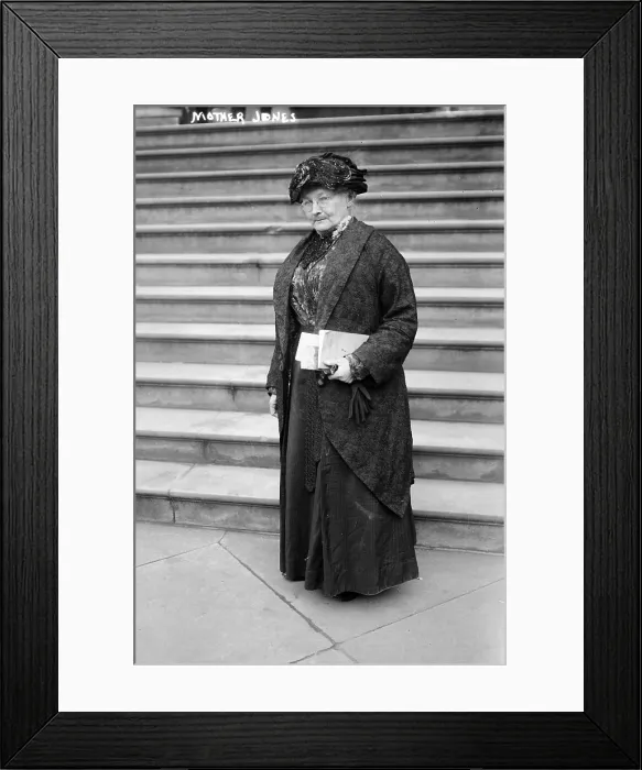 Framed Print : Mother Jones. Mary Harris Jones, photo ca. 1920s Framed Print : Mother Jones. Mary Harris Jones, photo ca. 1920s