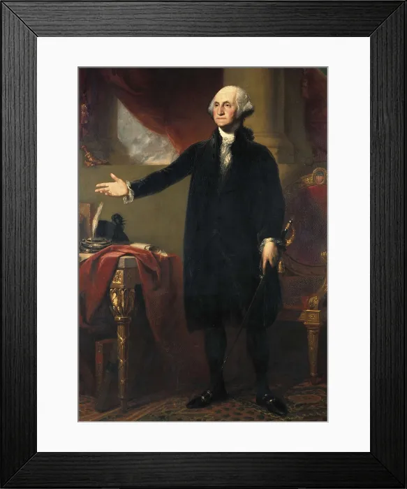 Framed Print : HEALY, George (1813-1894). George Washington. 1843. Oil on canvas. FRANCE. Versailles. National Museum of Versailles. AISA / Everett Collection**US SALES ONLY**