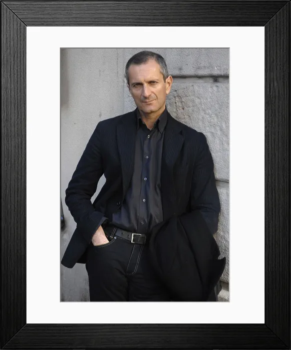 Framed Print : CarofiglioGianrico (1961 - ). Italian writer. Oscar Elias / AISA / Everett Collection (189504)**US SALES ONLY**