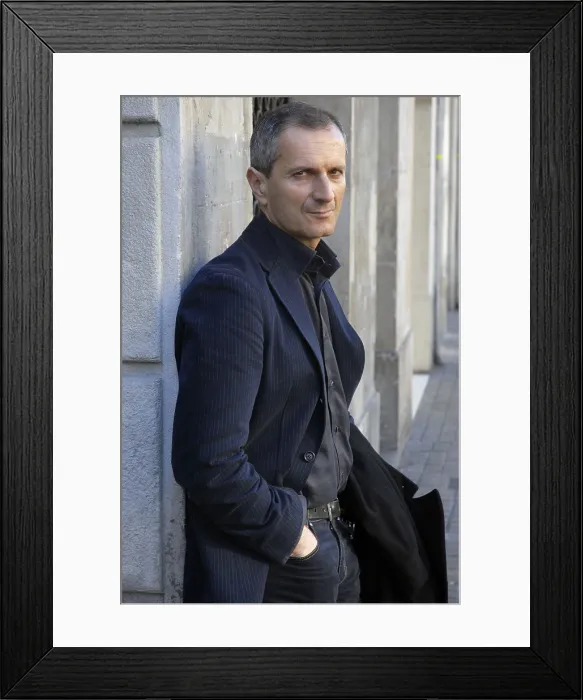 Framed Print : CarofiglioGianrico (1961 - ). Italian writer. Oscar Elias / AISA / Everett Collection (189505)**US SALES ONLY**
