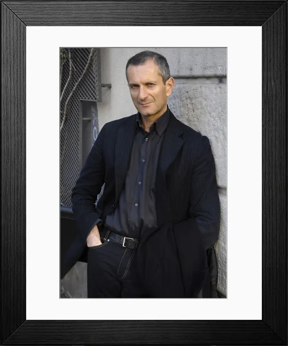 Framed Print : CarofiglioGianrico (1961 - ). Italian writer. Oscar Elias / AISA / Everett Collection (189503)**US SALES ONLY**