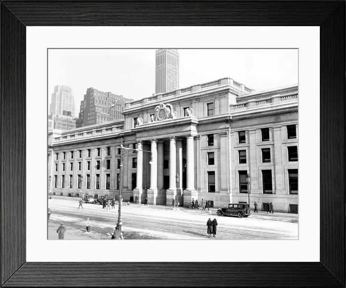 Framed Print : Pennsylvania Station, New York City, February, 1934. Courtesy: CSU Archives / Everett Collection