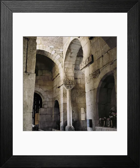 Framed Print : Church of Sand Pedro de la Nave. SPAIN. Campillo. Church of Sand Pedro de la Nave. Visigothic art. Architecture. AISA / Everett Collection**US SALES ONLY**