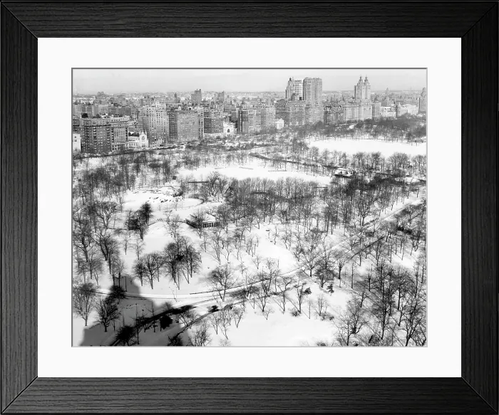 Framed Print : Central Park, New York City, circa January, 1964. Courtesy: CSU Archives / Everett Collection