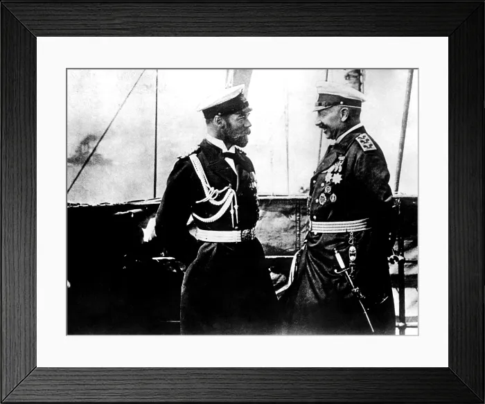 Framed Print : Czar Nicholas II of Russia with Kaiser Wilhelm II of Germany, early 1910s. Courtesy: CSU Archives / Everett Collection Framed Print : Czar Nicholas II of Russia with Kaiser Wilhelm II of Germany, early 1910s. Courtesy: CSU Archives / Everett Collection