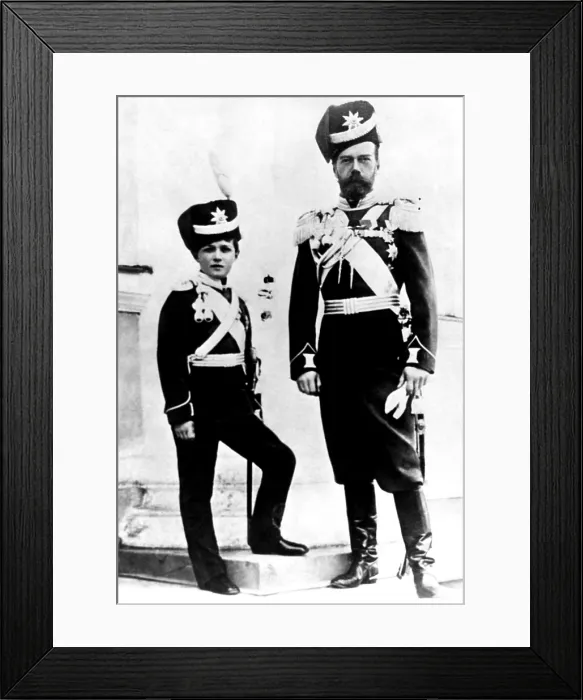 Framed Print : Czarevitch Alexei and his father, Czar Nicholas II, early 1910s. Courtesy: CSU Archives / Everett Collection Framed Print : Czarevitch Alexei and his father, Czar Nicholas II, early 1910s. Courtesy: CSU Archives / Everett Collection