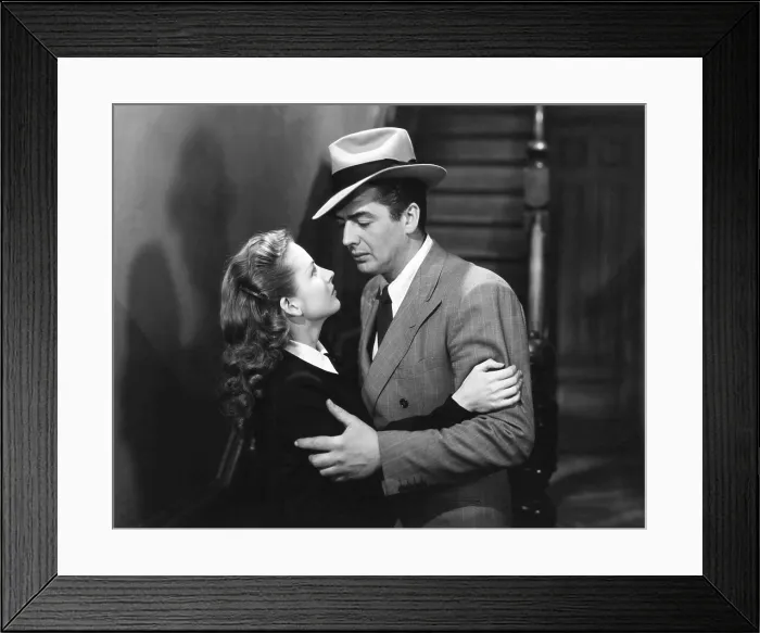 Framed Print : KISS OF DEATH, from left: Coleen Gray, Victor Mature, 1947, TM & Copyright 20th Century Fox Film corp. / courtesy Everett Collection Framed Print : KISS OF DEATH, from left: Coleen Gray, Victor Mature, 1947, TM & Copyright 20th Century Fox Film corp. / courtesy Everett Collection