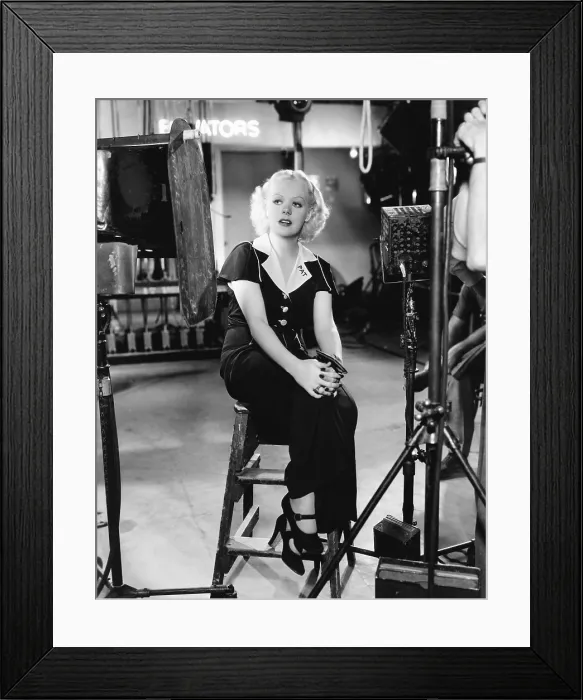 Framed Print : KING OF BURLESQUE, Alice Faye on set, 1936, TM & copyright 20th Century Fox Film Corp. / courtesy Everett Collection