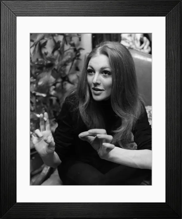 Framed Print : THE BEST HOUSE IN LONDON, Joanna Pettet, on-set, 1969