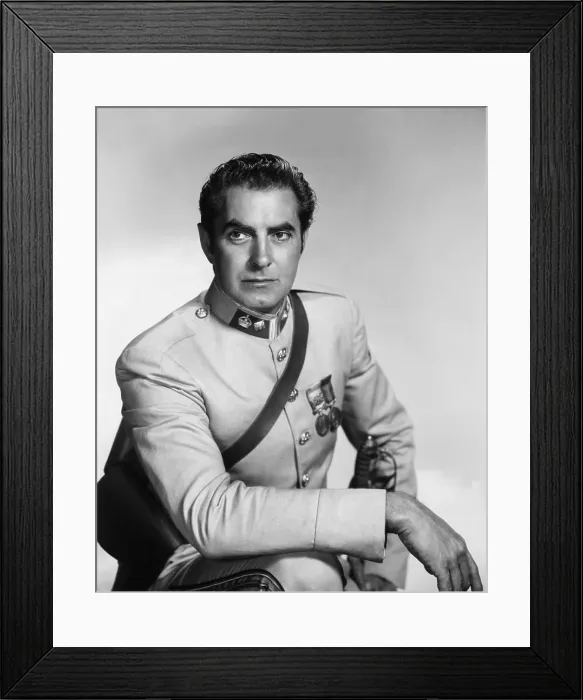 Framed Print : KING OF THE KHYBER RIFLES, Tyrone Power, 1953, TM & Copyright 20th Century Fox Film Corp. / courtesy Everett Collection