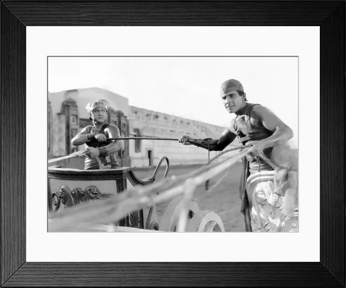 Framed Print : BEN-HUR, Francis X. Bushman, Ramon Novarro, 1925 Framed Print : BEN-HUR, Francis X. Bushman, Ramon Novarro, 1925