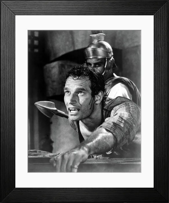Framed Print : BEN-HUR, Charlton Heston, 1959 Framed Print : BEN-HUR, Charlton Heston, 1959