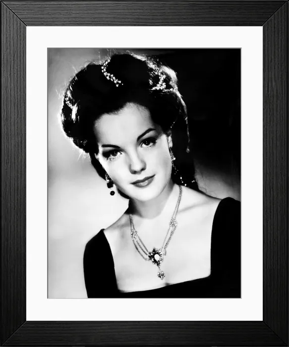 Framed Print : FOREVER MY LOVE, (aka SISSI), Romy Schneider, 1955
