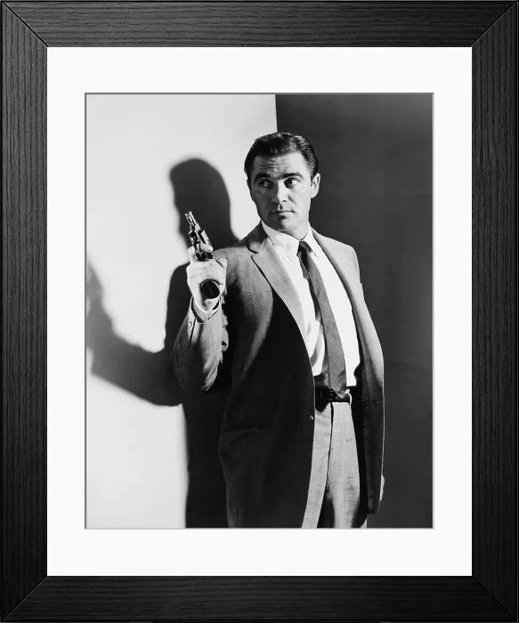Framed Print : THE BEAT GENERATION, Steve Cochran, 1959 Framed Print : THE BEAT GENERATION, Steve Cochran, 1959