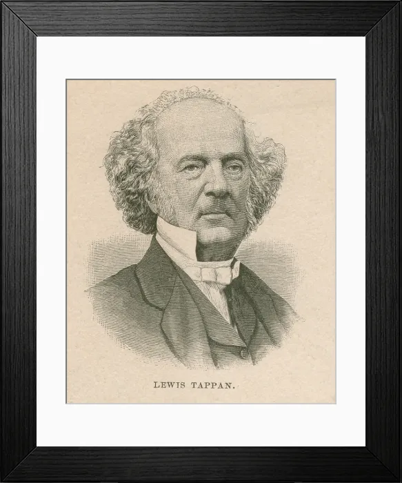 Framed Print : Lewis Tappan (1788-1873), wealthy American abolitionist, who with his brother Arthur, financed the American Anti-Slavery society Framed Print : Lewis Tappan (1788-1873), wealthy American abolitionist, who with his brother Arthur, financed the American Anti-Slavery society