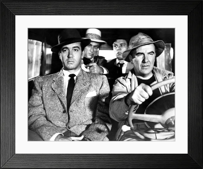 Framed Print : KANSAS CITY CONFIDENTIAL, John Payne, Lee Van Cleef, Neville Brand, Preston Foster, 1952