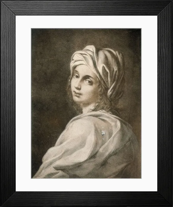 Framed Print : SHELLEY, Percy Bysshe (1792-1822). Beatrice Cenci, character of the tragedy 'The Cenci'. Engraving by J. Cellini for an Italian edition of the work (1868). Etching Framed Print : SHELLEY, Percy Bysshe (1792-1822). Beatrice Cenci, character of the tragedy 'The Cenci'. Engraving by J. Cellini for an Italian edition of the work (1868). Etching