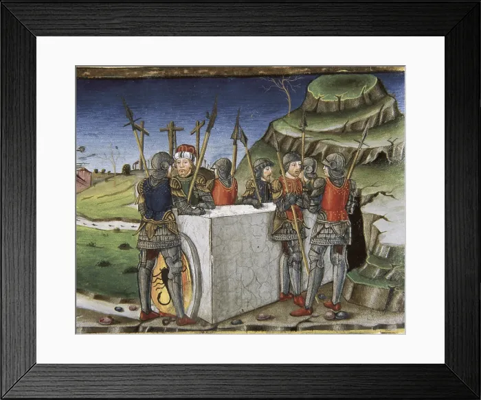 Framed Print : DE PREDIS, Cristoforo (1440-1486). Stories of Saint Joachim, Saint Anne, Virgin Mary, Jesus, the Baptist and the End of the World. 1476 Framed Print : DE PREDIS, Cristoforo (1440-1486). Stories of Saint Joachim, Saint Anne, Virgin Mary, Jesus, the Baptist and the End of the World. 1476