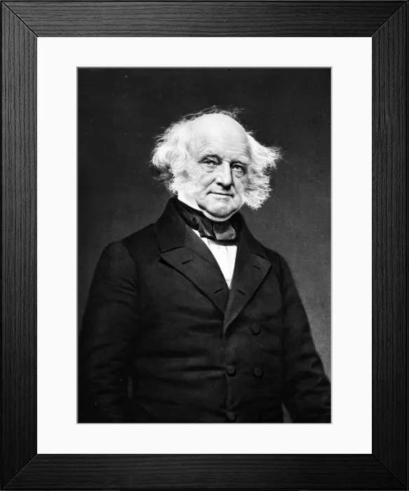 Framed Print : Martin Van Buren, ca. 1860s